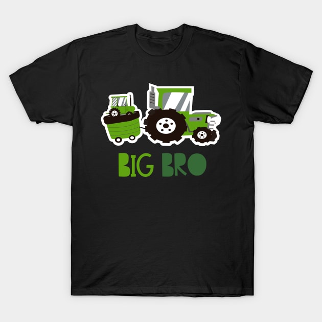 Big Brother announces Big Bro tractor offspring T-Shirt by alpmedia